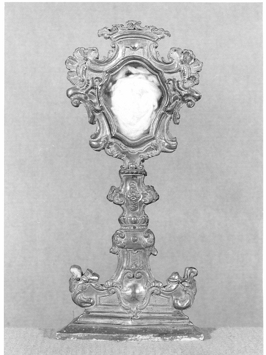 reliquiario - a ostensorio, opera isolata - bottega lombarda (sec. XVIII)