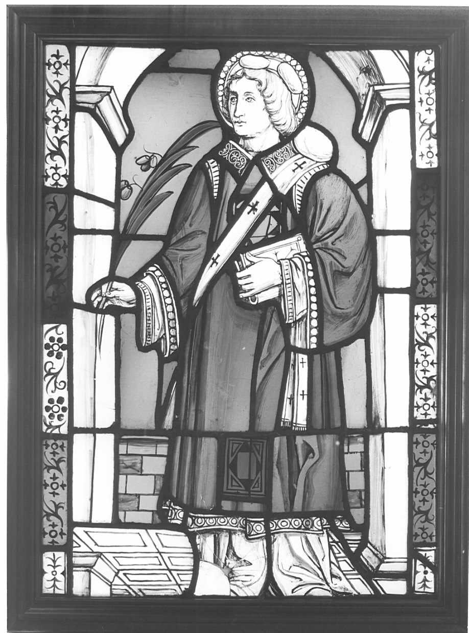 Santo Stefano (vetrata) - bottega lombarda (sec. XVI)