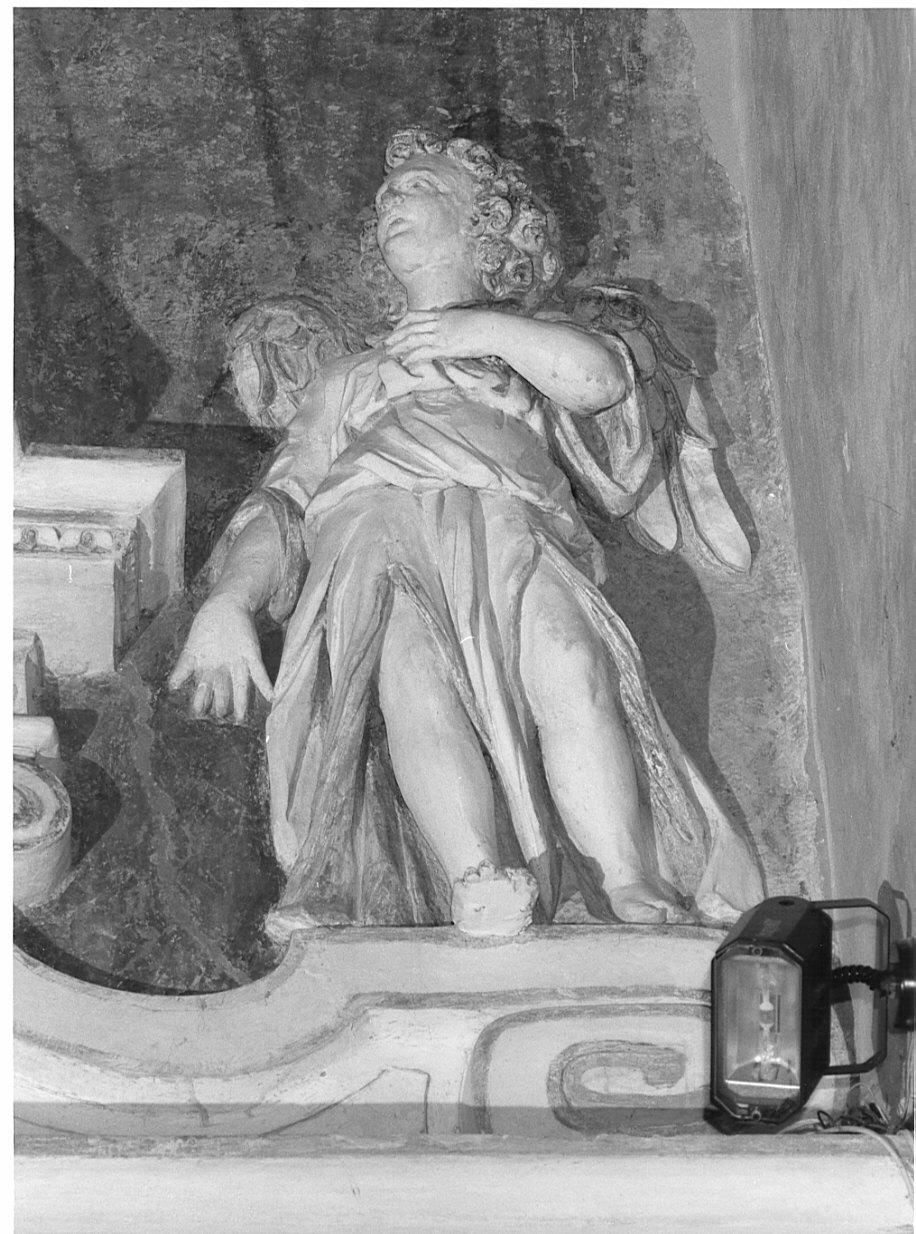 angelo (statua, elemento d'insieme) di Della Rovere Giovanni Mauro detto Fiammenghino (bottega) (sec. XVII)