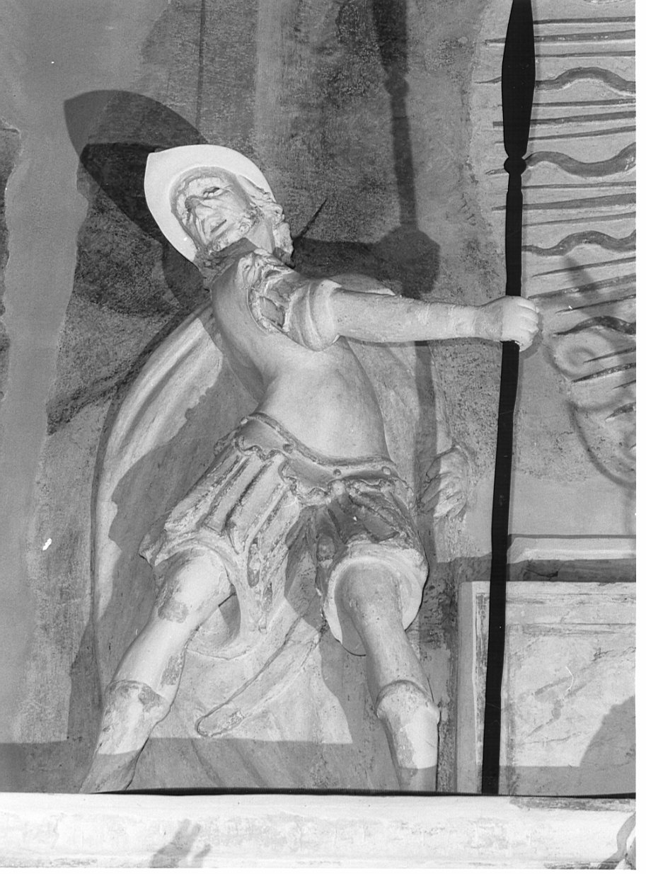 soldato (statua, elemento d'insieme) di Della Rovere Giovanni Mauro detto Fiammenghino (bottega) (sec. XVII)