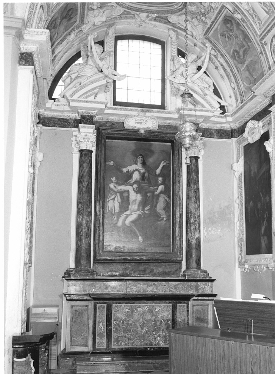 altare, complesso decorativo - bottega lombarda (sec. XVII)