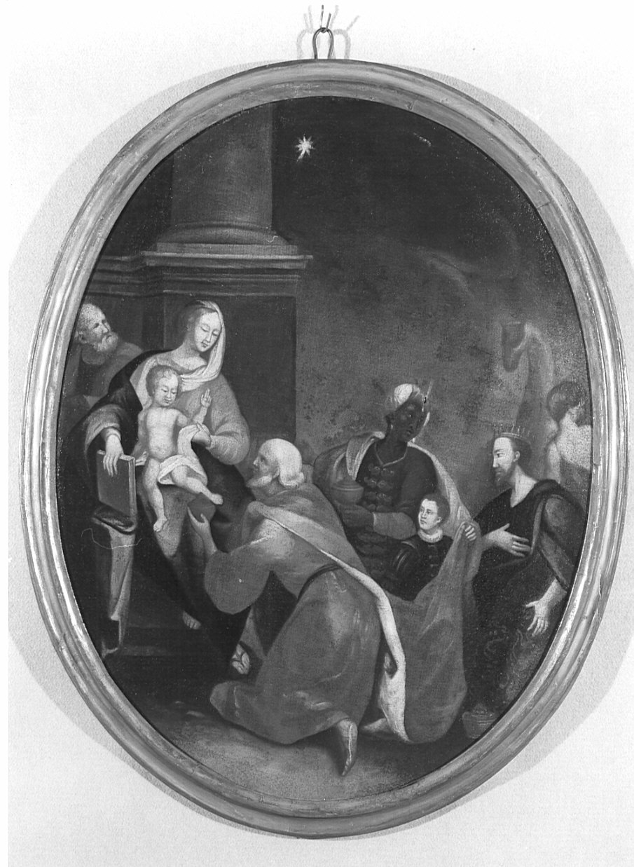 adorazione dei Re Magi (dipinto, pendant) - ambito lombardo (sec. XVIII)