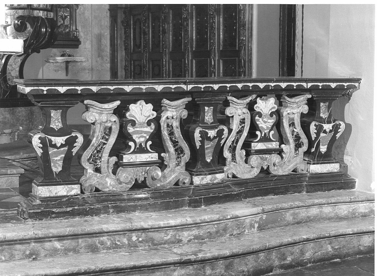 balaustrata, opera isolata - bottega lombarda (sec. XVIII)