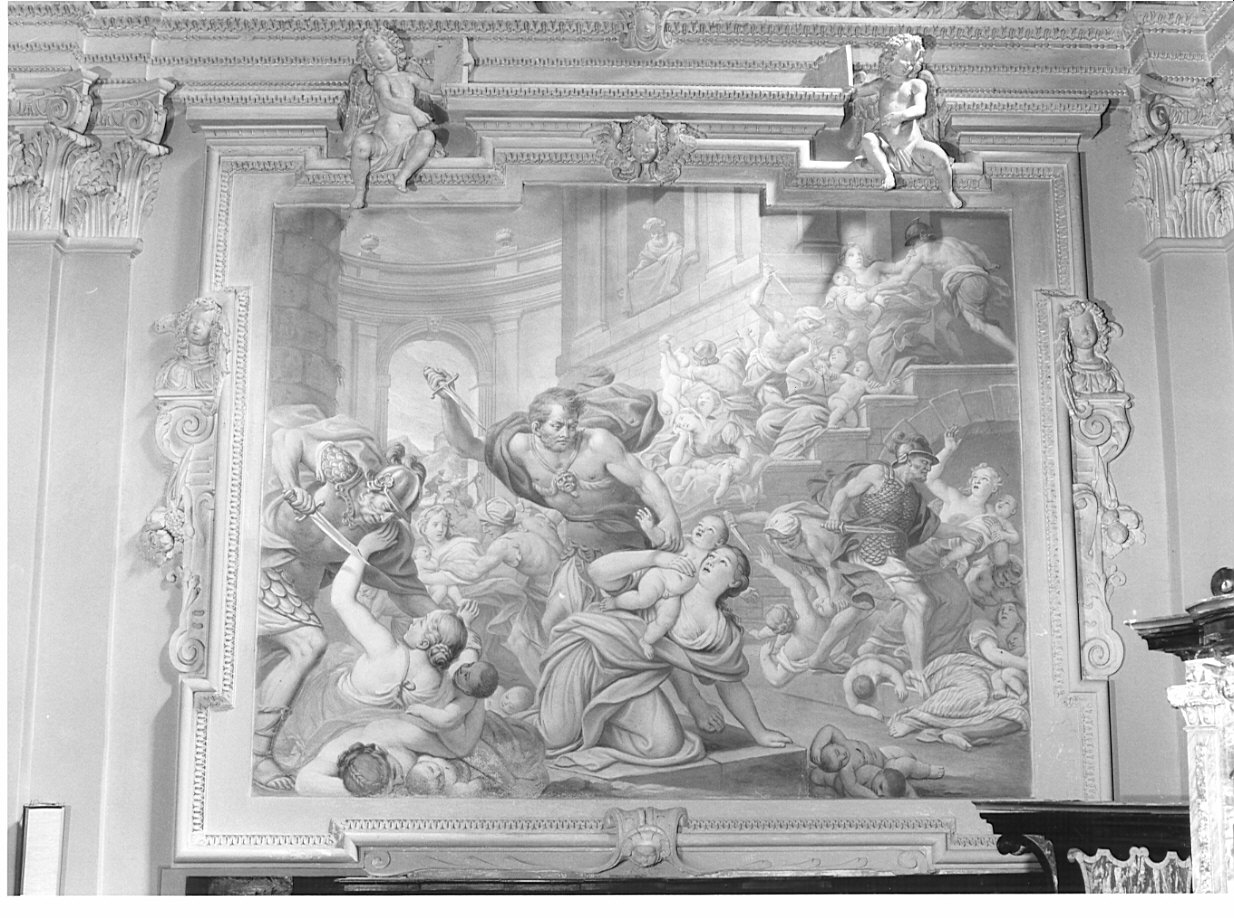 strage degli innocenti (dipinto, elemento d'insieme) di Quaglio Giulio (attribuito) (sec. XVIII)