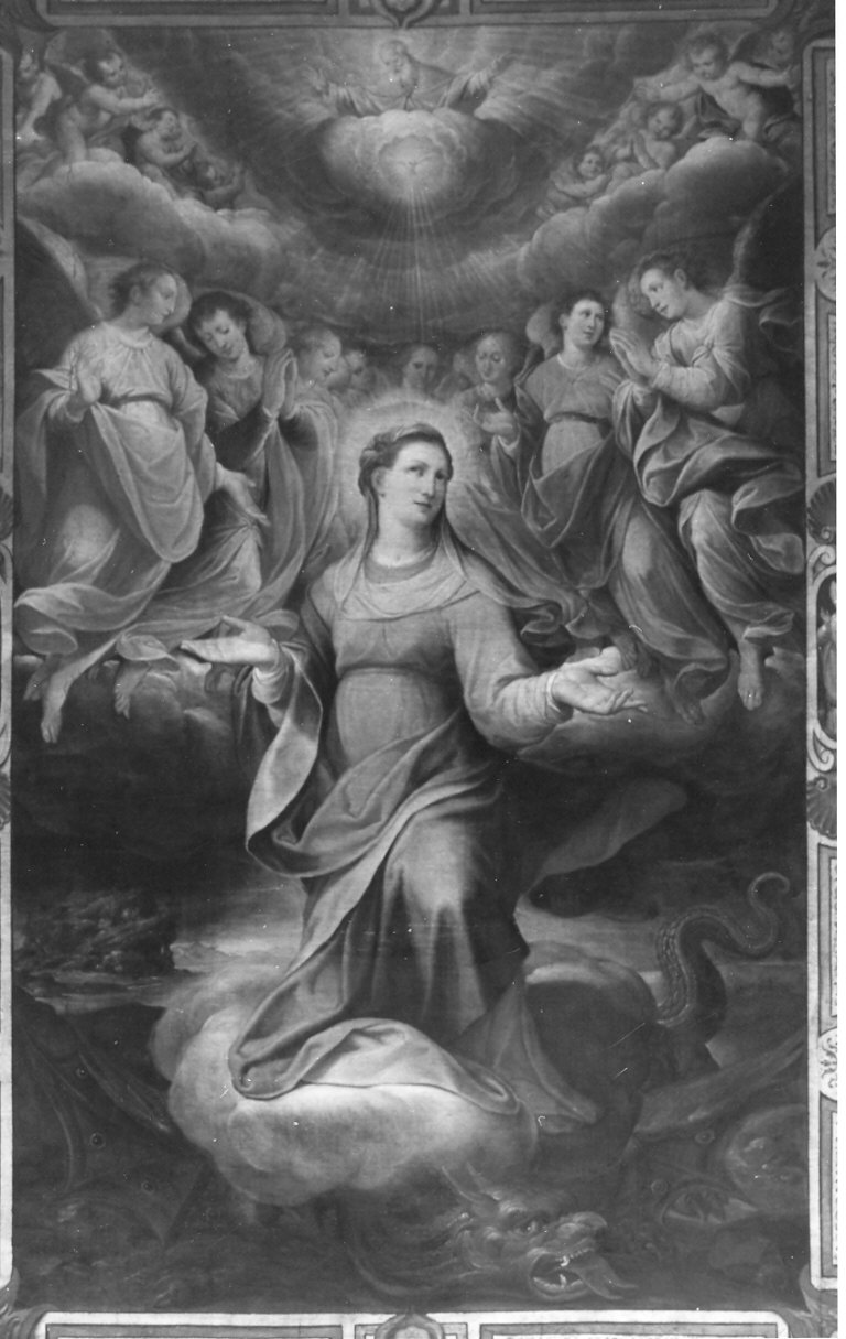 Immacolata Concezione (dipinto, opera isolata) di Procaccini Camillo (attribuito) (sec. XVII)