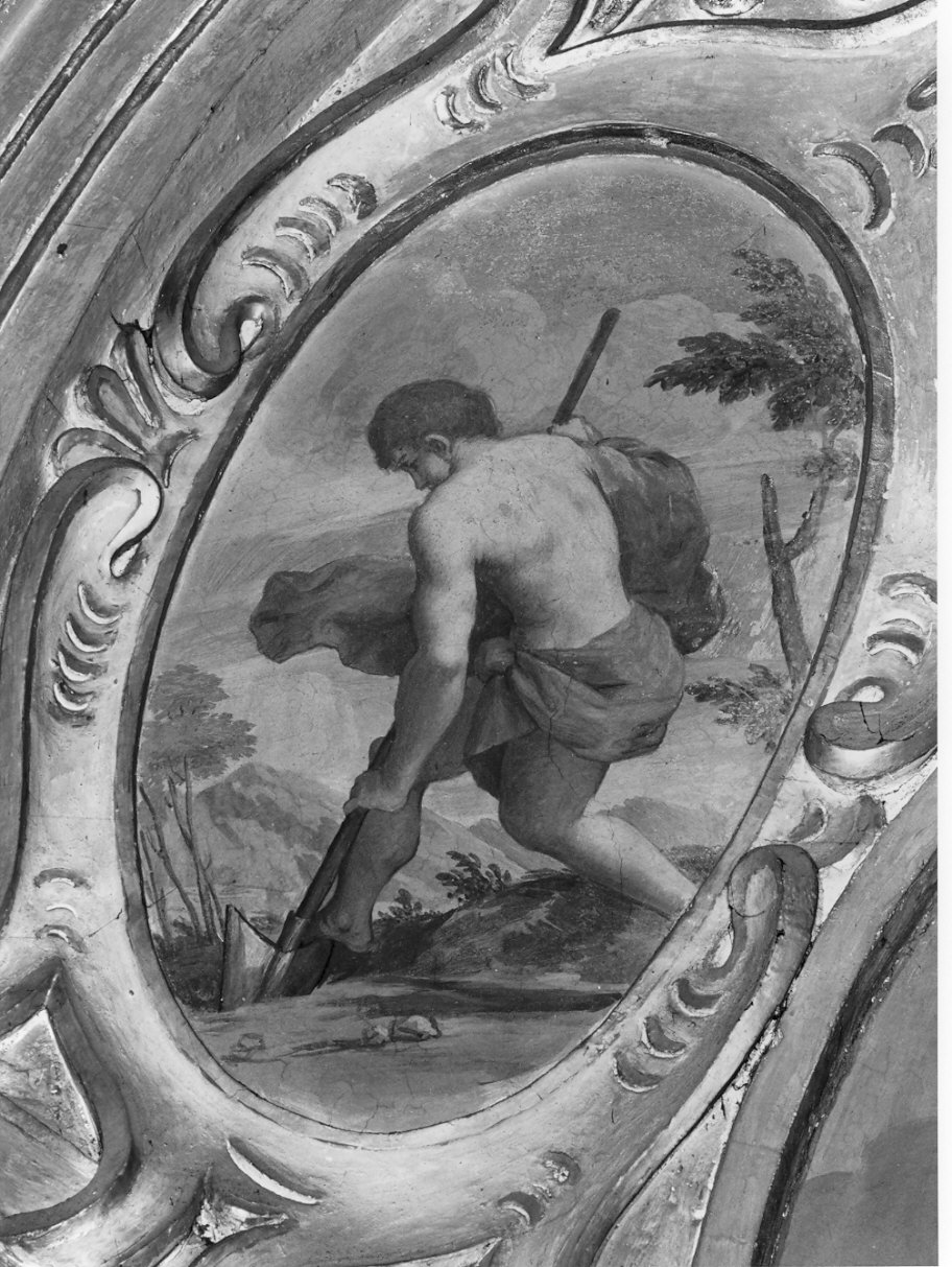 Adamo (dipinto, elemento d'insieme) di Rancati Antonio (attribuito) (sec. XVII)