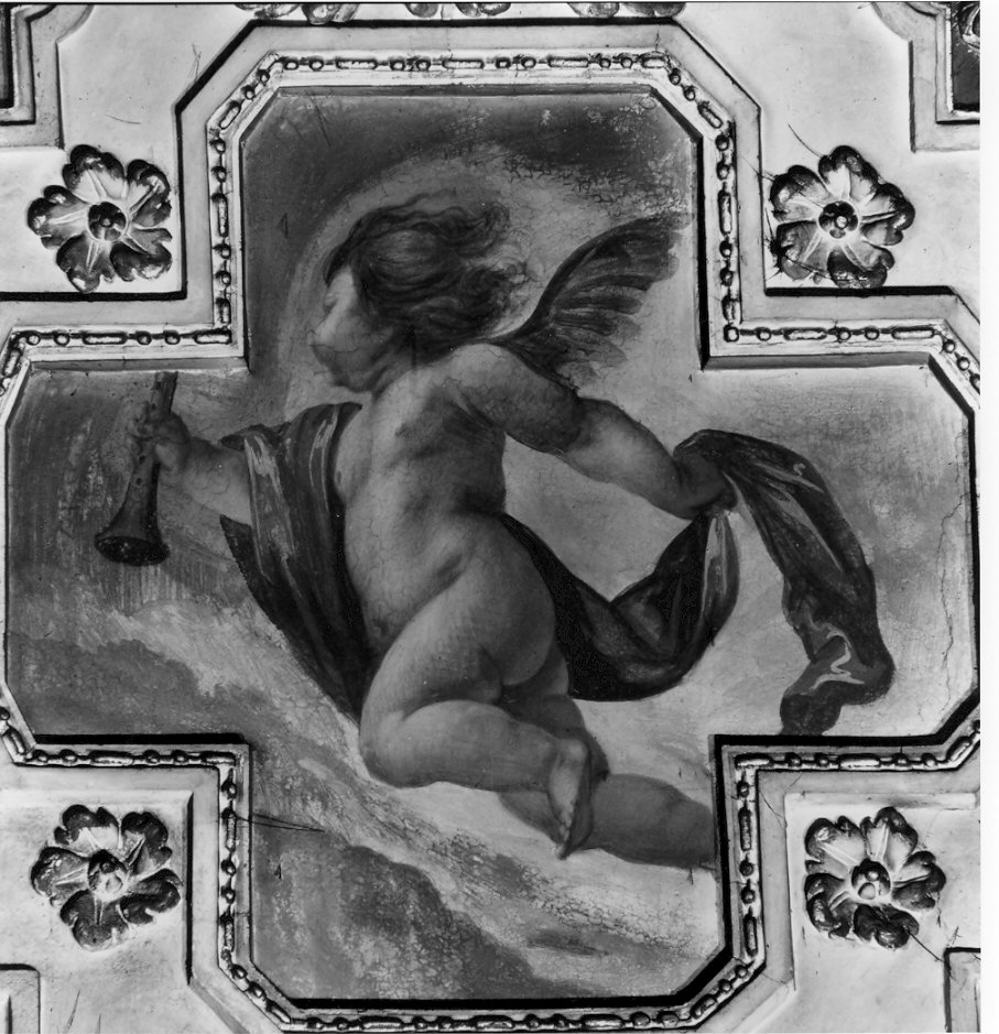 angioletto (dipinto, elemento d'insieme) di Del Sole Giovanni Battista (sec. XVII)