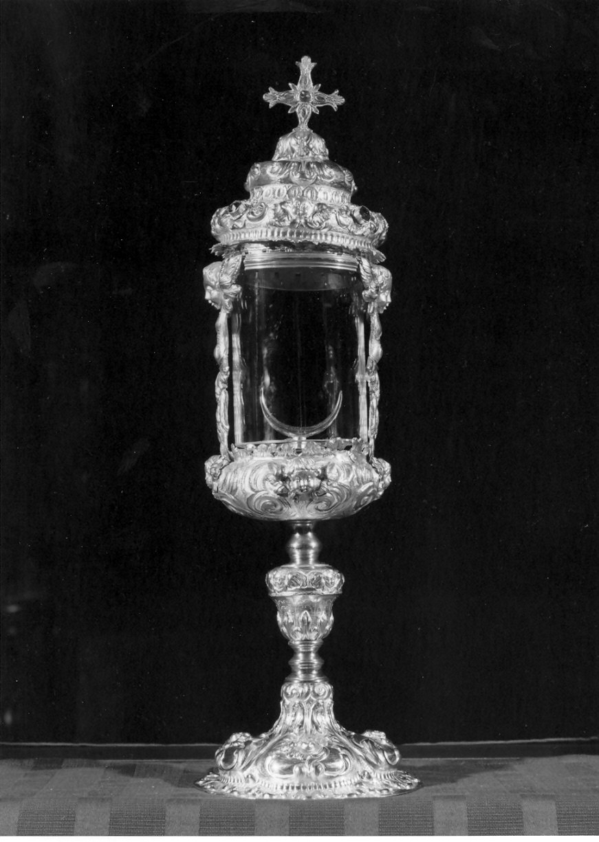 ostensorio, opera isolata - bottega lombarda (sec. XVII)