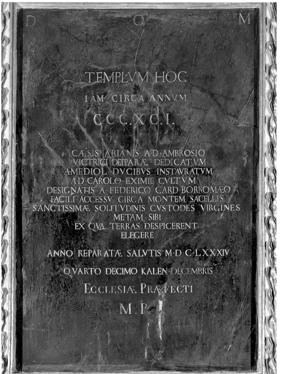 lapide commemorativa, opera isolata - bottega lombarda (sec. XVII)