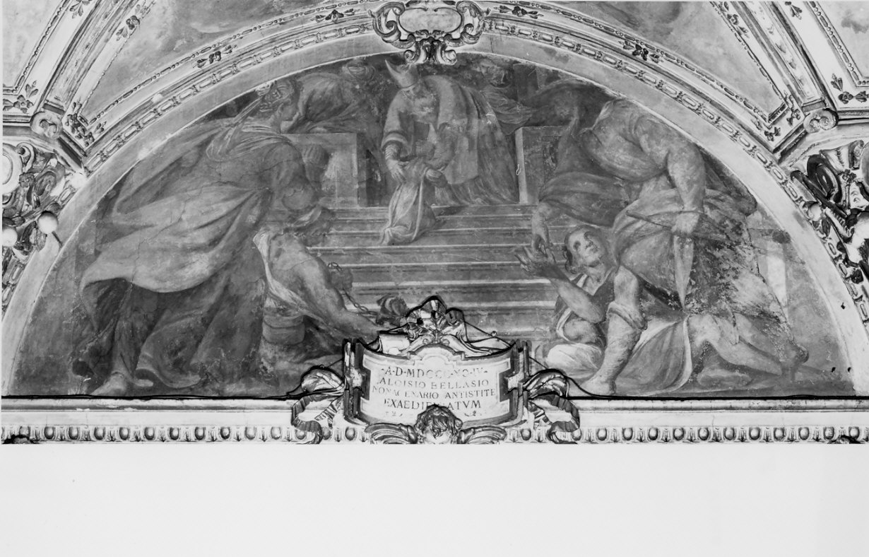 presentazione di Maria Vergine al tempio (dipinto, opera isolata) di Della Rovere Giovanni Mauro detto Fiammenghino (attribuito) (sec. XVII)