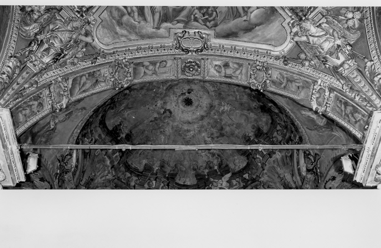 angeli con simboli mariani (dipinto, serie) di Della Rovere Giovanni Mauro detto Fiammenghino (e aiuti) (sec. XVII)