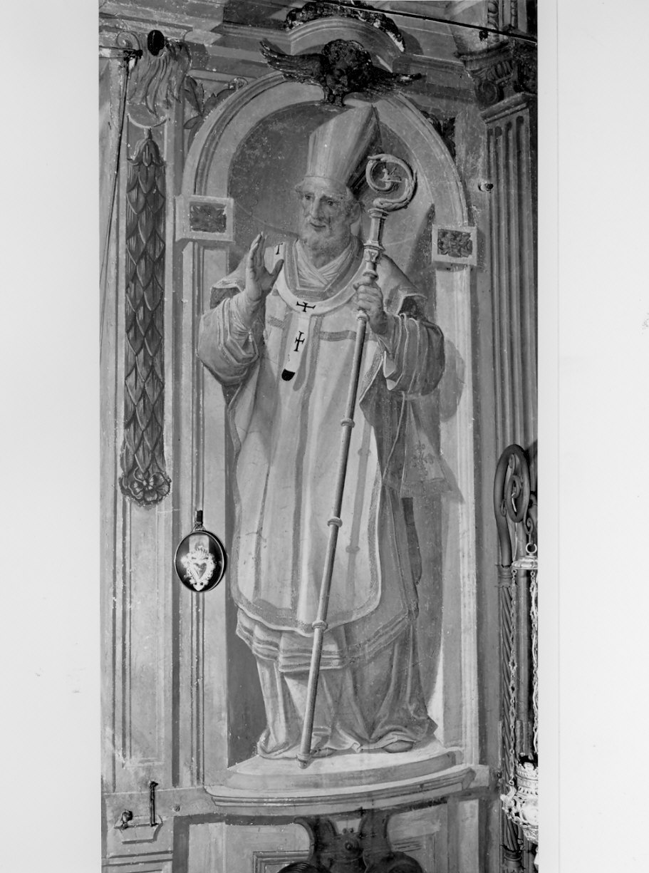 Sant'Ambrogio (dipinto, opera isolata) di Busca Antonio (attribuito) (sec. XVII)
