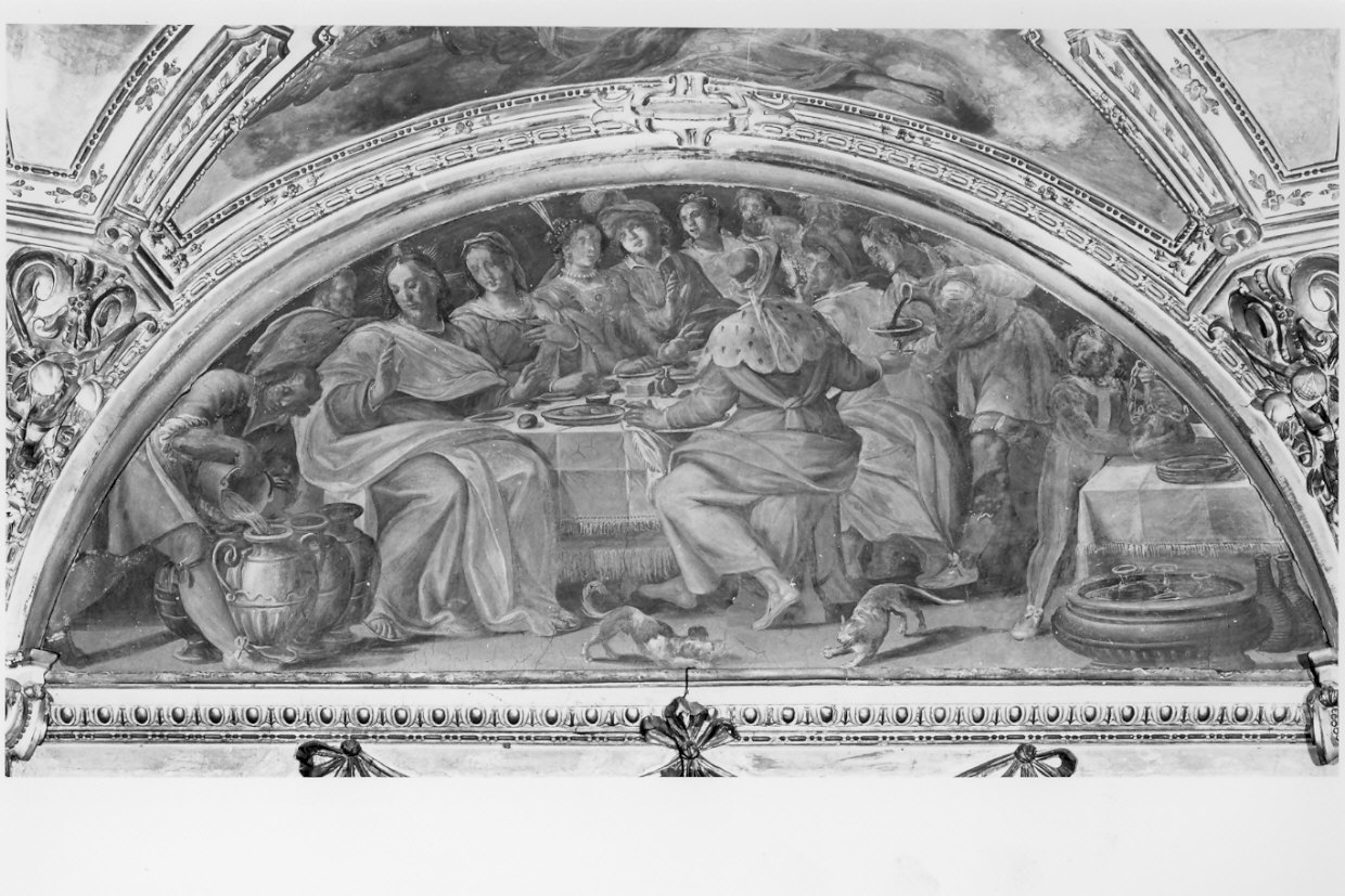 nozze di Cana (dipinto, opera isolata) di Della Rovere Giovanni Mauro detto Fiammenghino (attribuito) (sec. XVII)