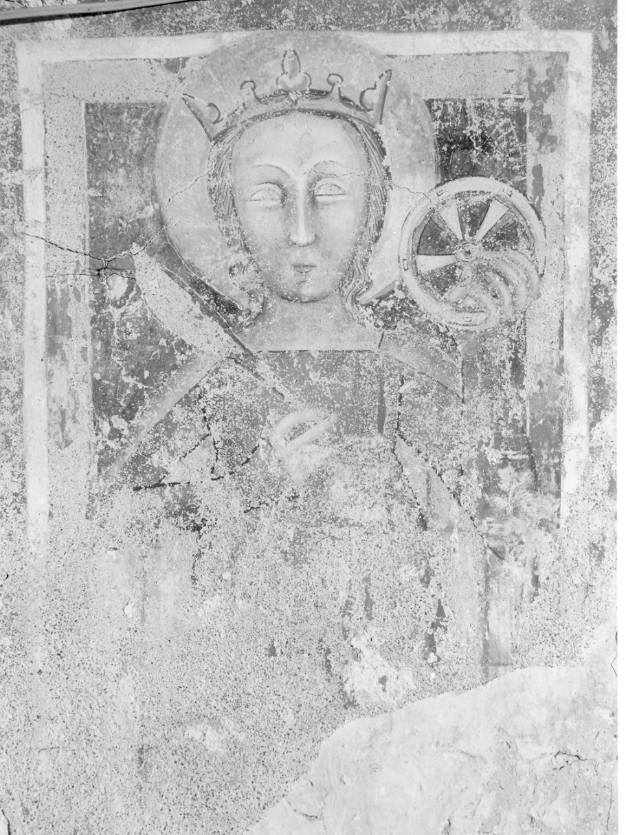 Santa Caterina d'Alessandria (dipinto, opera isolata) - ambito lombardo (sec. XIV)