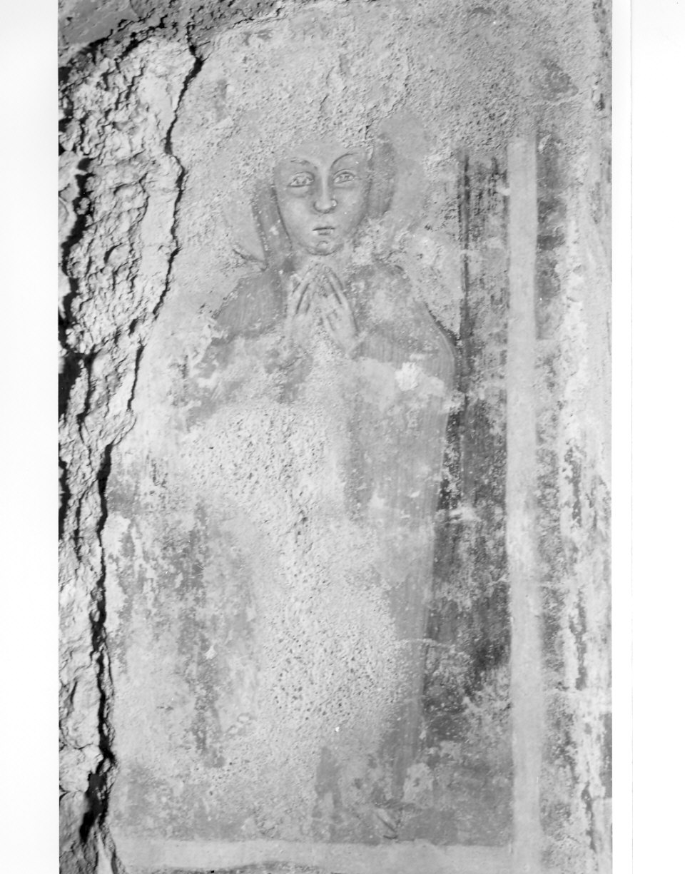 Sant'Apollonia/ Santa (dipinto, opera isolata) - ambito lombardo (sec. XIV)