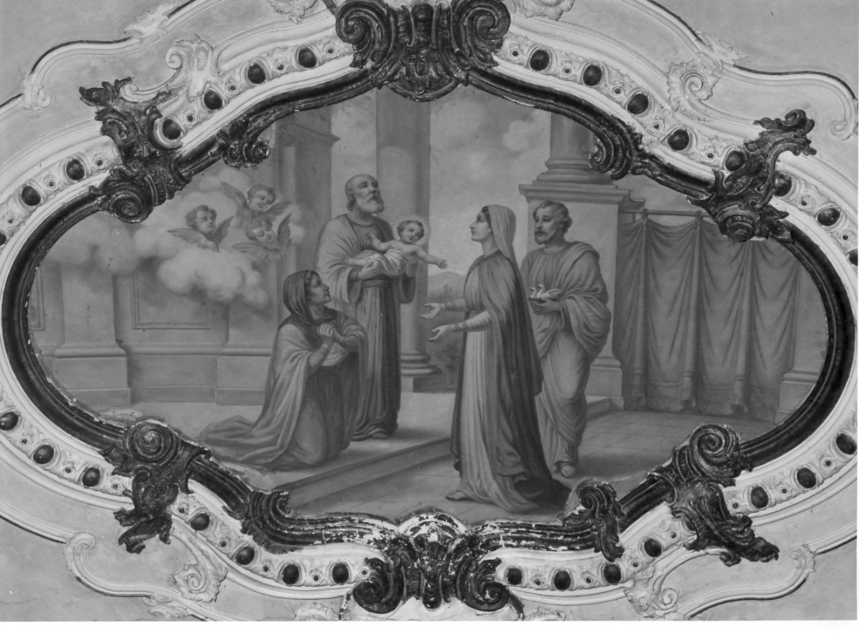 presentazione di Gesù al tempio (dipinto, opera isolata) - ambito lombardo (sec. XIX)