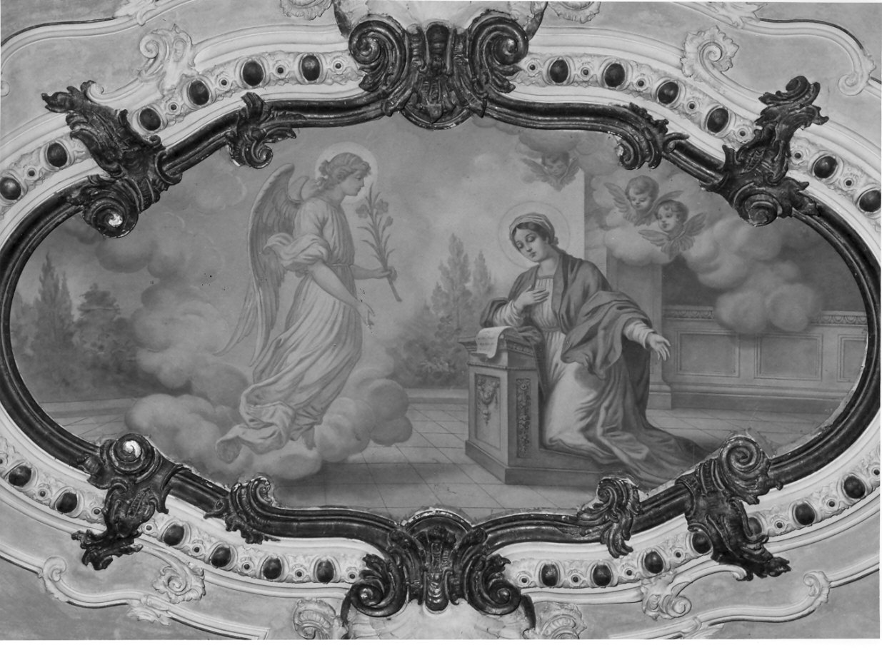 Annunciazione (dipinto, opera isolata) - ambito lombardo (sec. XIX)