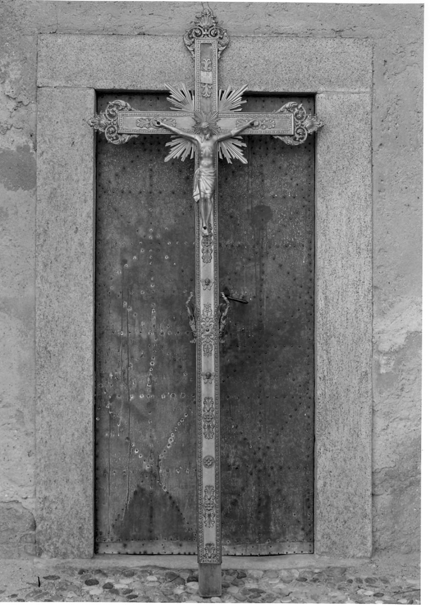 croce processionale, opera isolata - bottega lombarda (sec. XIX)