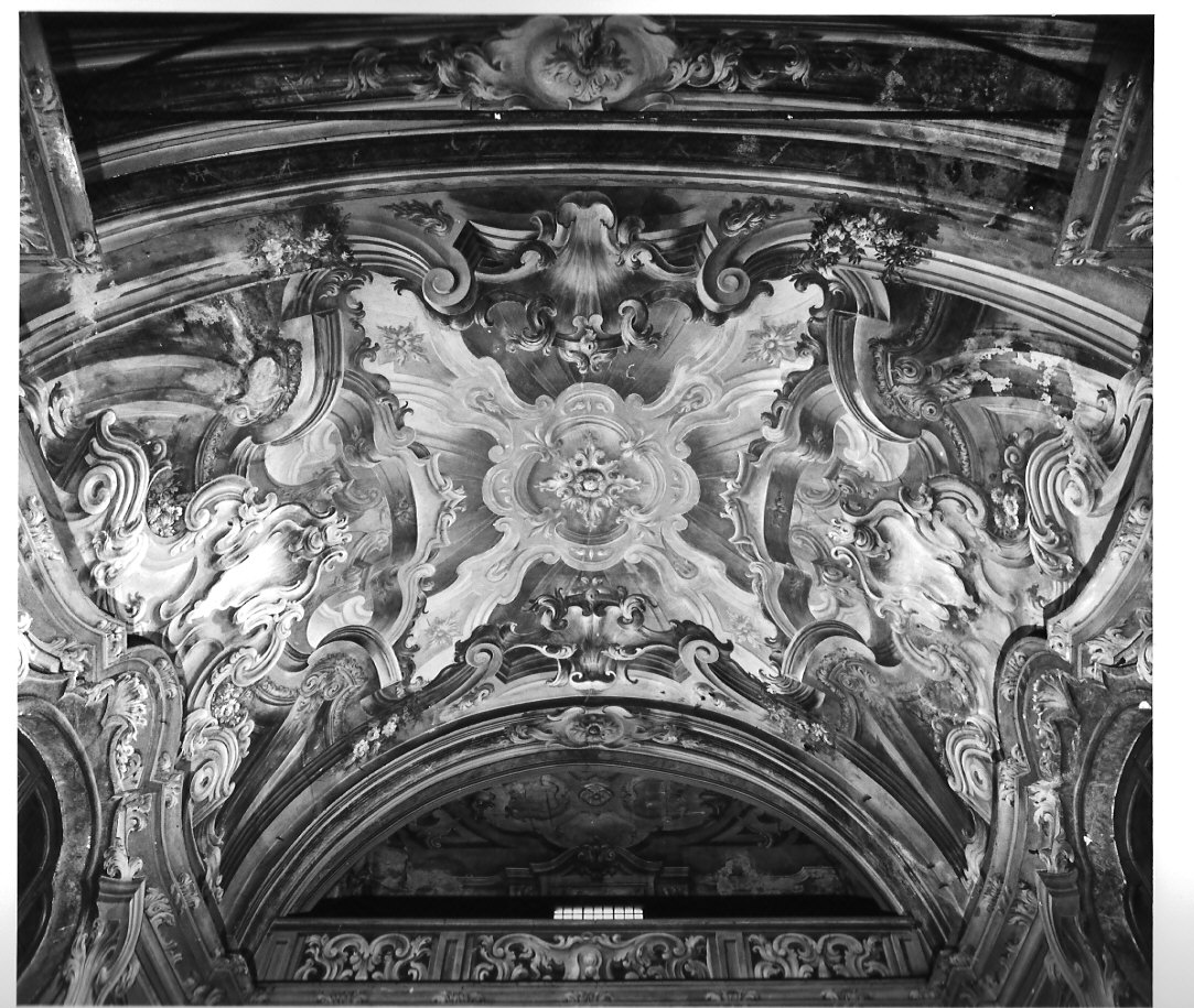 quadratura architettonica (decorazione pittorica, complesso decorativo) - bottega lombarda (sec. XVIII)