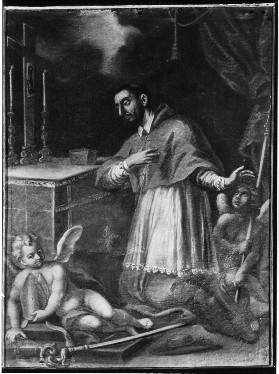 Santo martire (dipinto, opera isolata) - ambito lombardo (primo quarto sec. XVII)