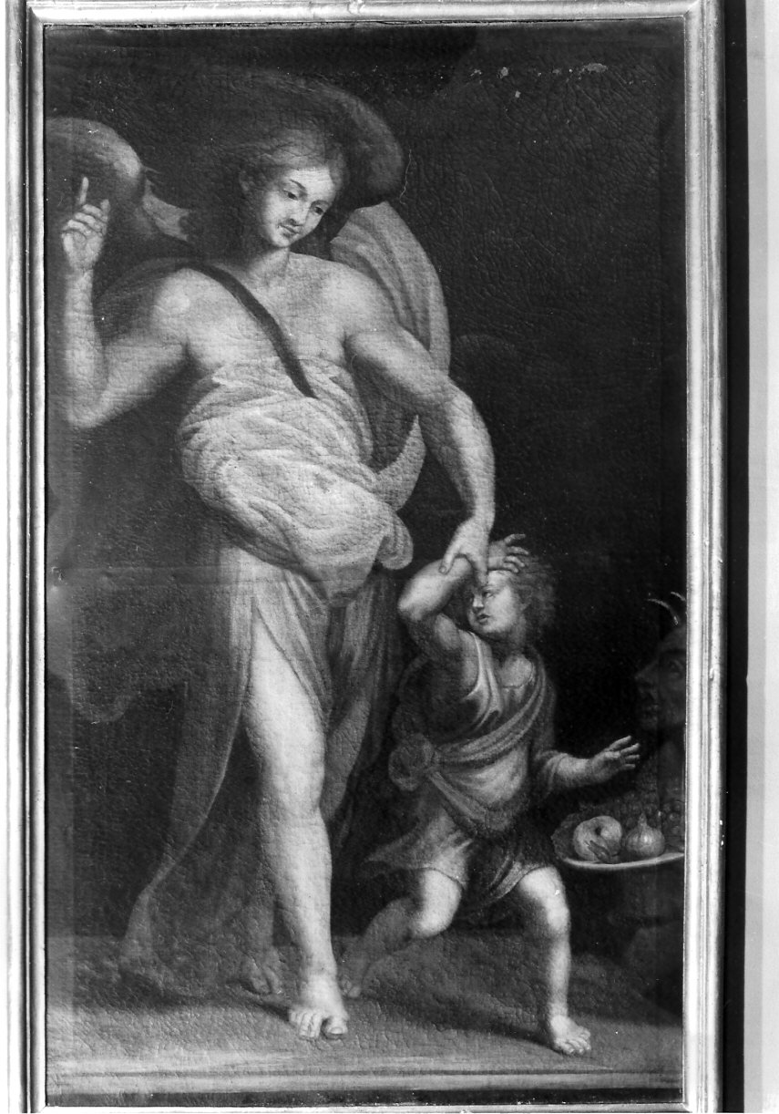 Tobia e San Raffaele arcangelo (dipinto, opera isolata) - ambito lombardo (metà sec. XVI)