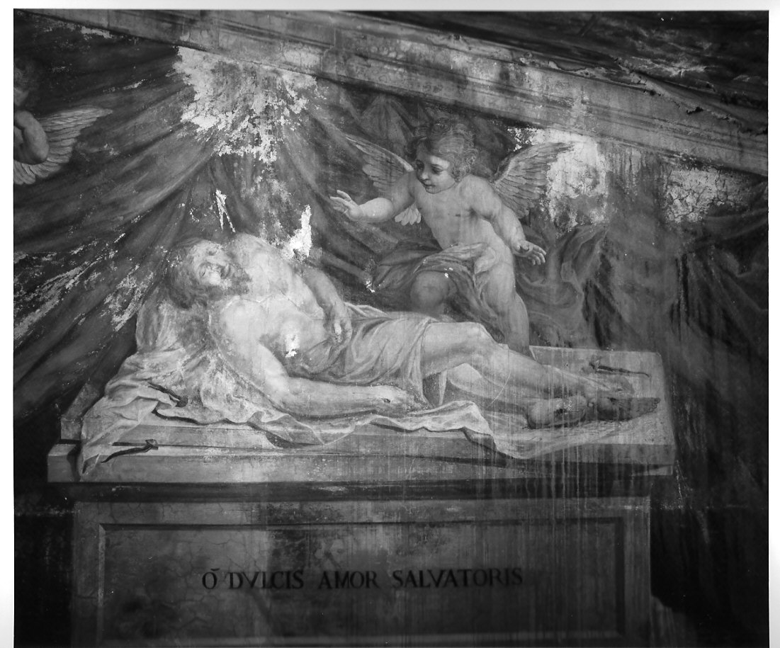 compianto sul Cristo morto (dipinto, opera isolata) - ambito lombardo (sec. XVII)