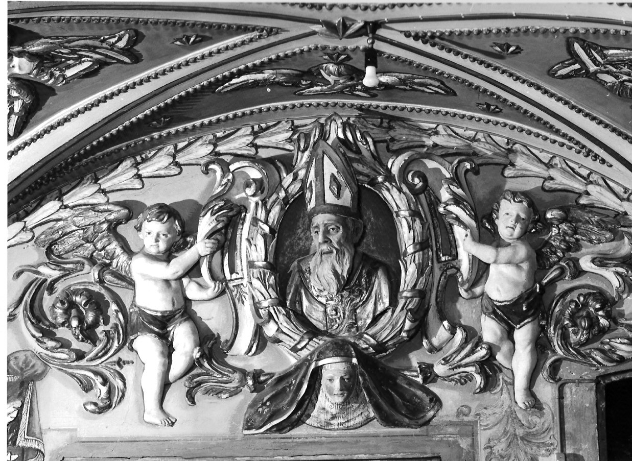 Santi (decorazione plastica, complesso decorativo) - bottega lombarda (seconda metà sec. XVII)