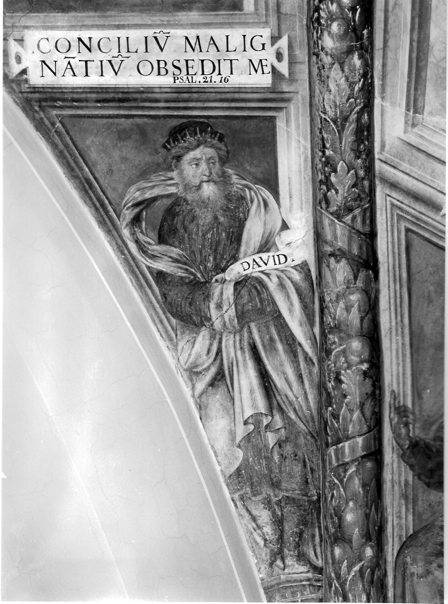 profeti e angeli (decorazione pittorica, complesso decorativo) - ambito lombardo (prima metà sec. XVI)