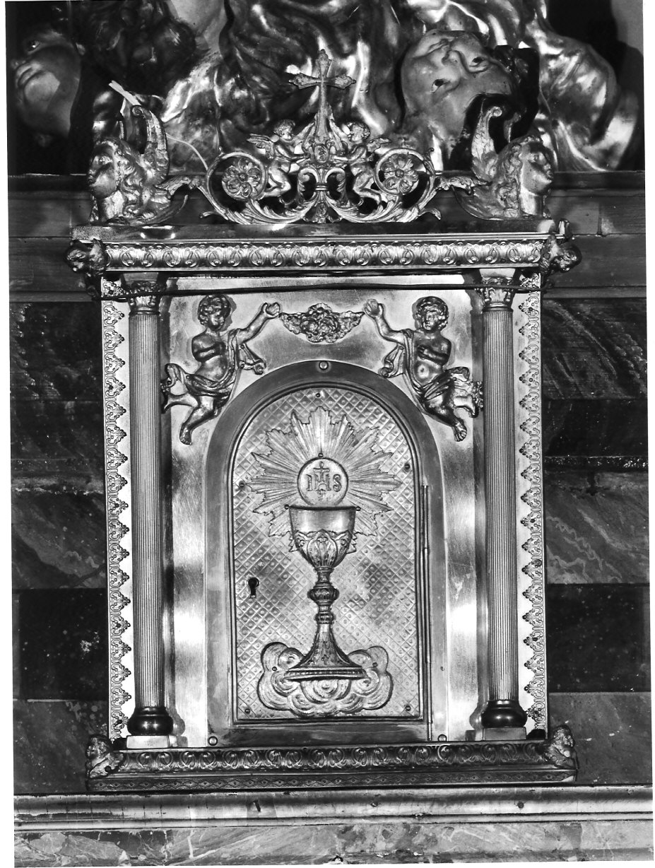 calice eucaristico (tabernacolo, opera isolata) - bottega lombarda (inizio sec. XX)