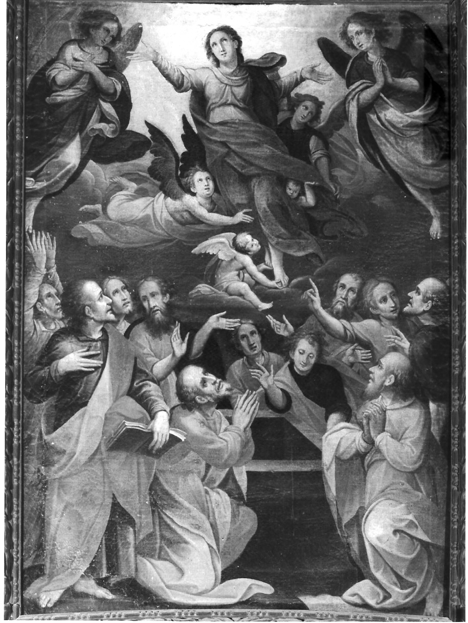 assunzione della Madonna (dipinto, opera isolata) - ambito lombardo (inizio sec. XVII)