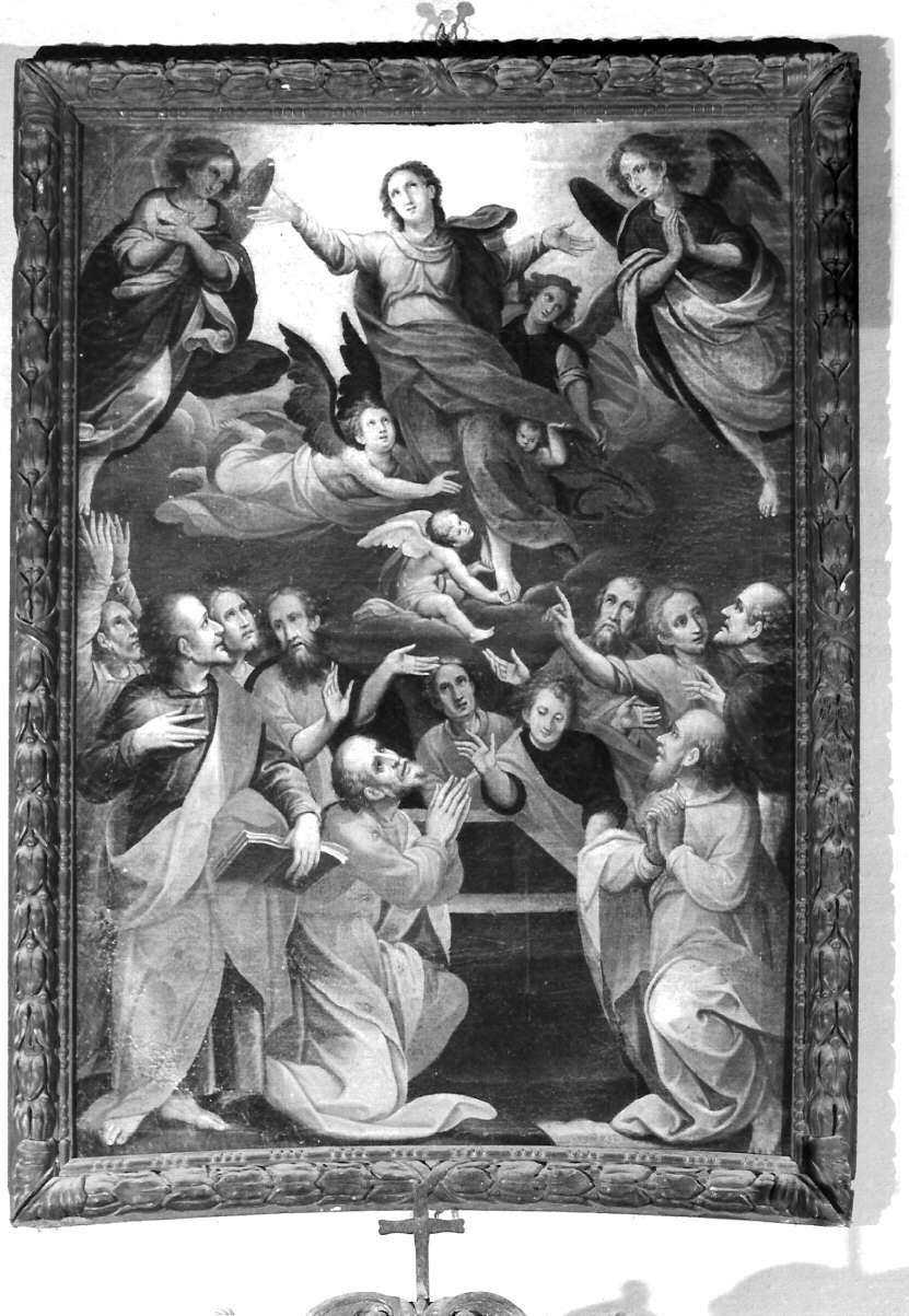 cornice di dipinto, opera isolata - bottega lombarda (inizio sec. XVII)