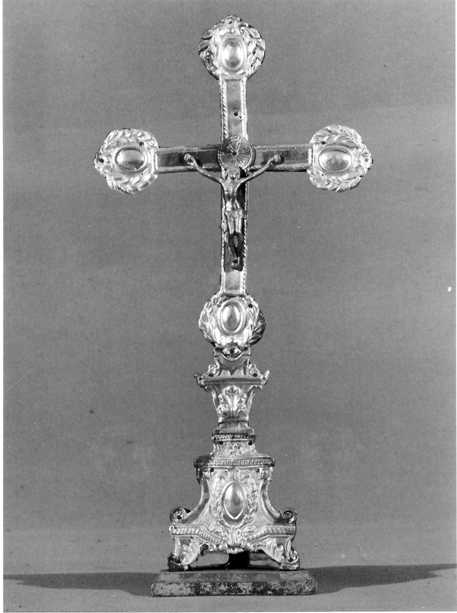 Cristo crocifisso (croce d'altare, opera isolata) - bottega lombarda (fine sec. XVIII)