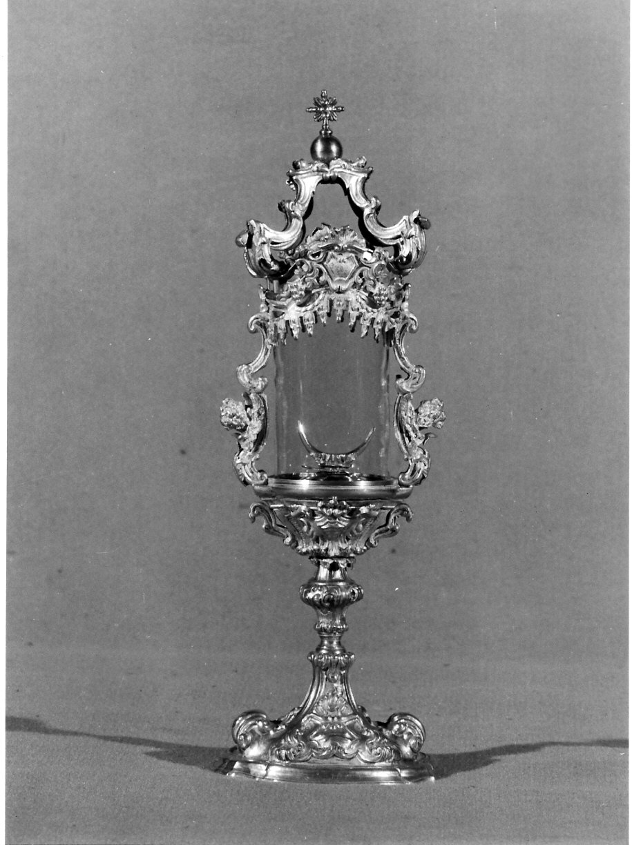 ostensorio, opera isolata - bottega lombarda (sec. XVIII)