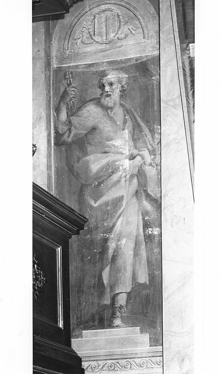 San Pietro (dipinto, opera isolata) di Parravicini Giacomo detto Gianolo (scuola) (sec. XVIII)