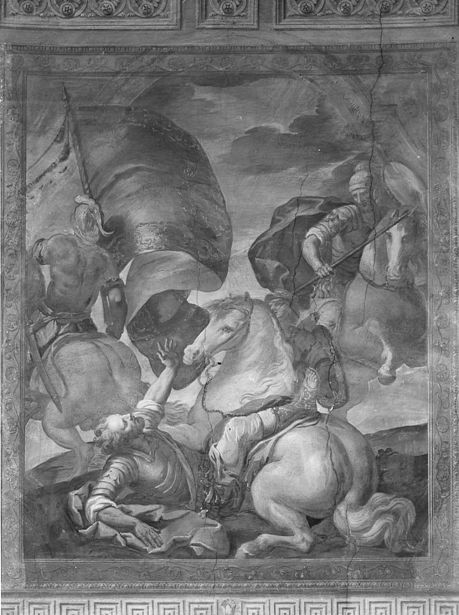 conversione di San Paolo (dipinto, elemento d'insieme) di Parravicini Giacomo detto Gianolo (attribuito) (sec. XVIII)