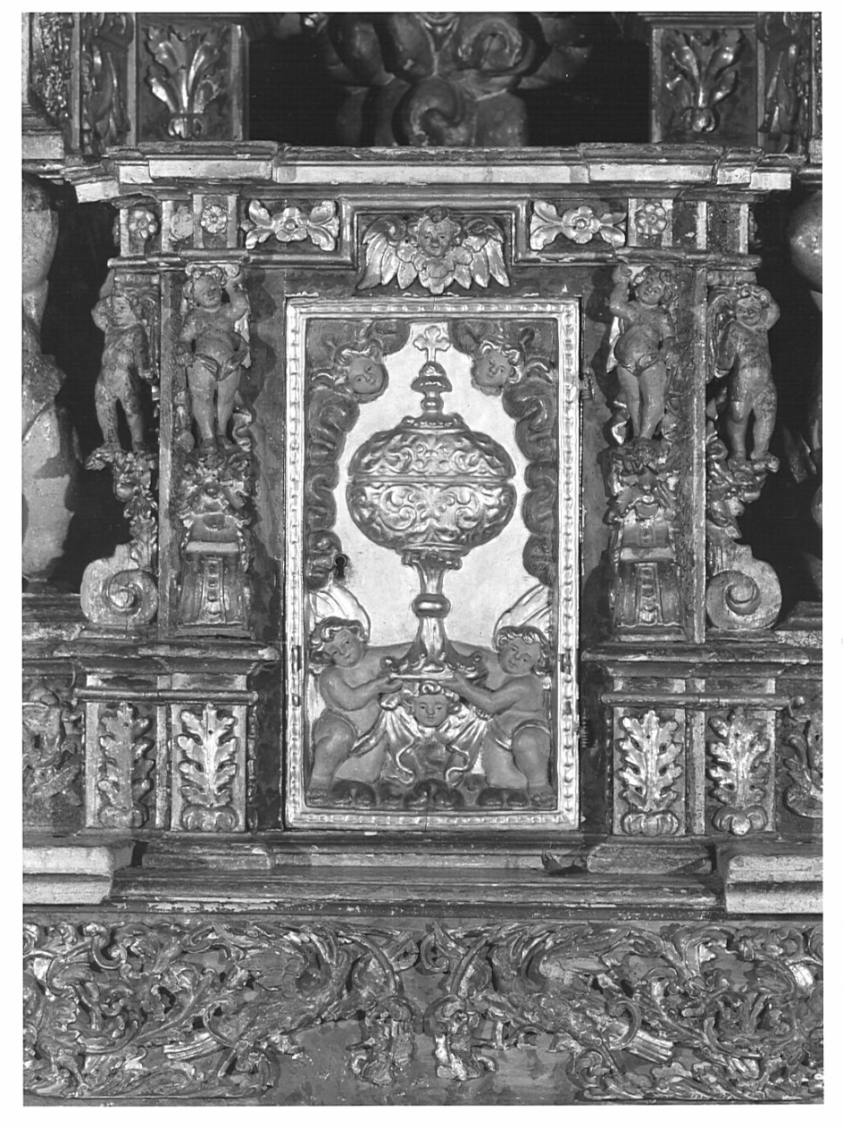 tabernacolo, elemento d'insieme di Castelli Bernardo detto Borromini Bernardo (sec. XVII)
