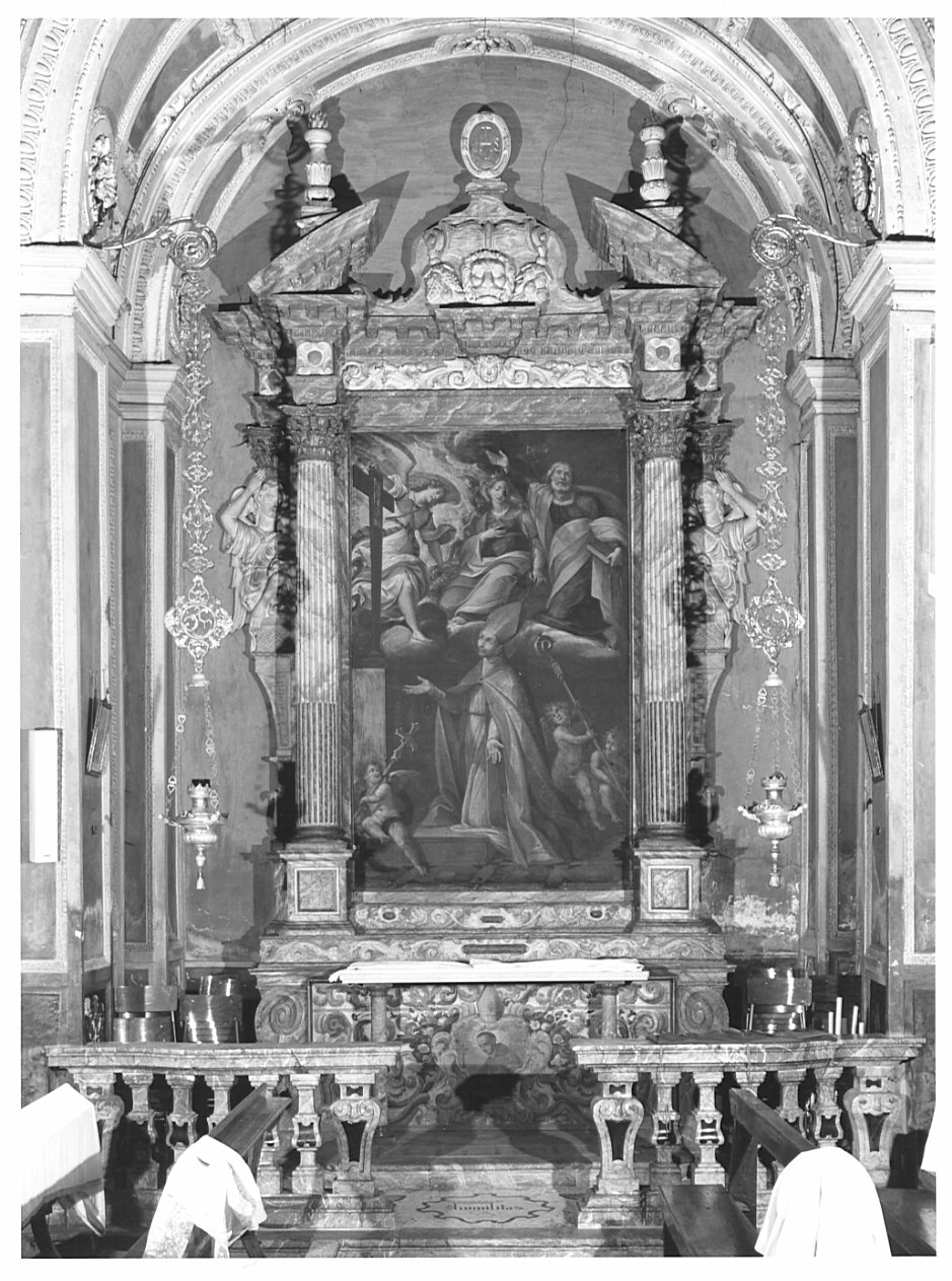 altare, complesso decorativo - bottega lombarda (fine/inizio secc. XVI/ XVII)