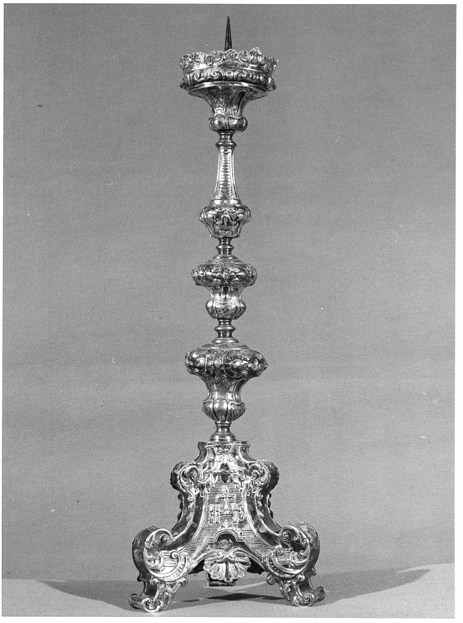 candeliere, serie - bottega lombarda (sec. XVIII)