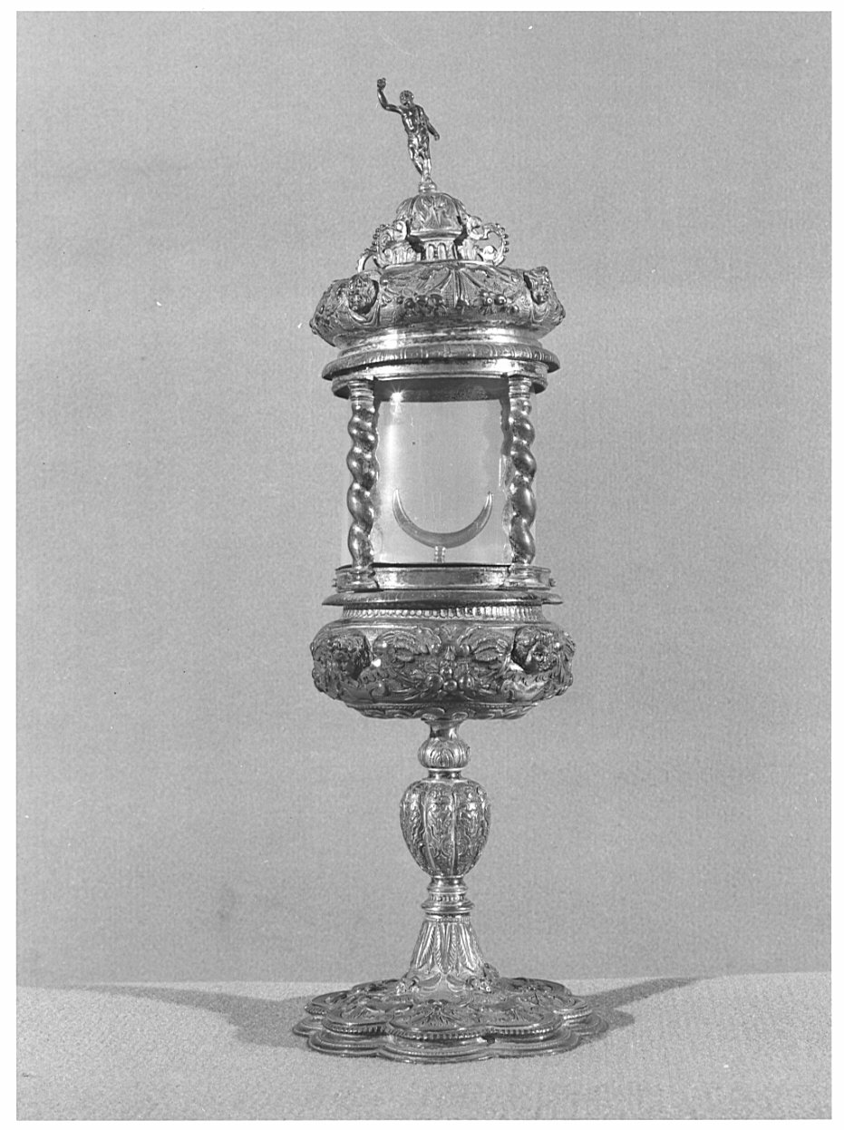 ostensorio, opera isolata - bottega lombarda (sec. XVII)