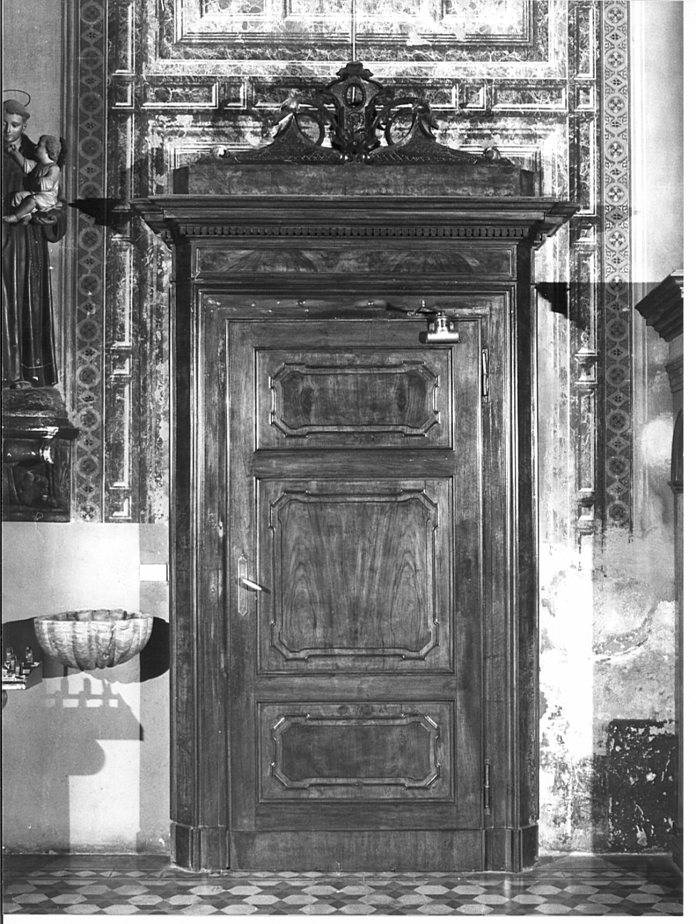 porta, opera isolata - bottega lombarda (sec. XVIII)