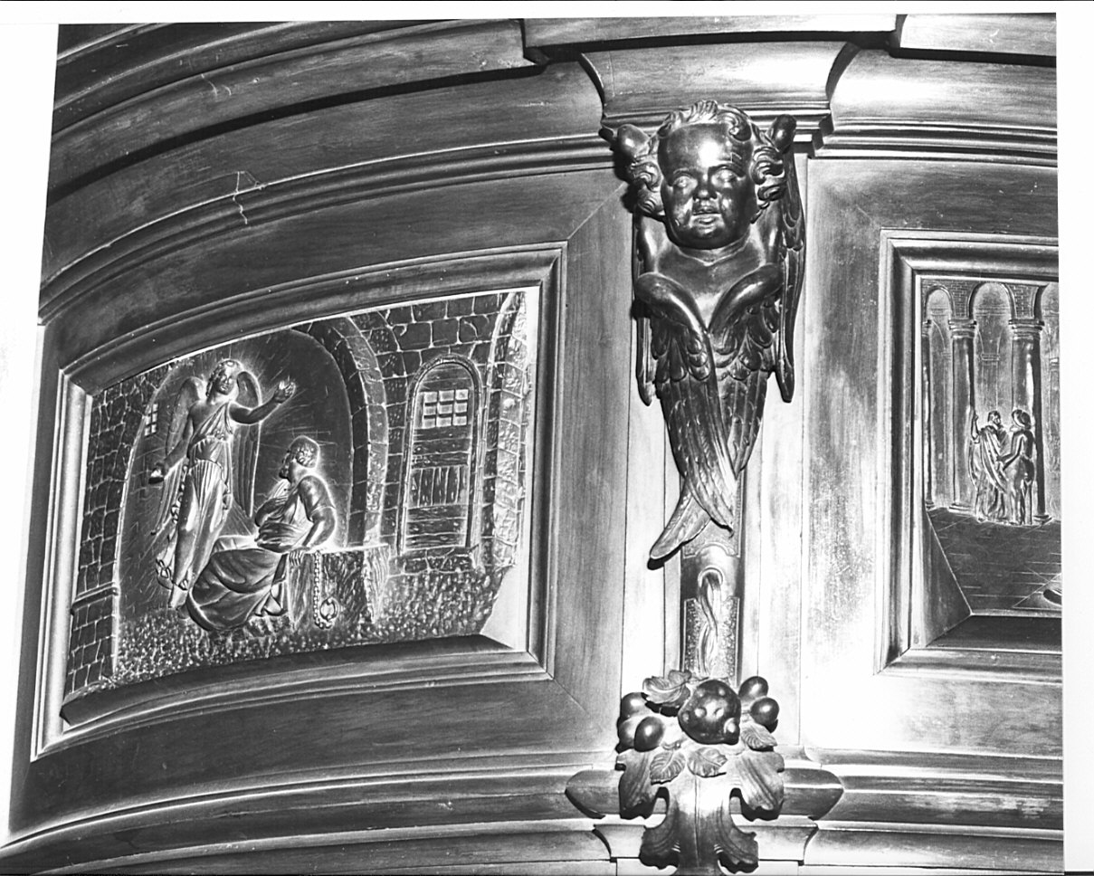 San Pietro in carcere (rilievo, elemento d'insieme) di Maciachini Carlo (attribuito), Bossi Angelo (attribuito) (sec. XIX)