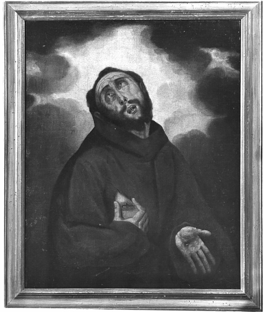 San Francesco d'Assisi (dipinto, opera isolata) - ambito italiano (sec. XIX)