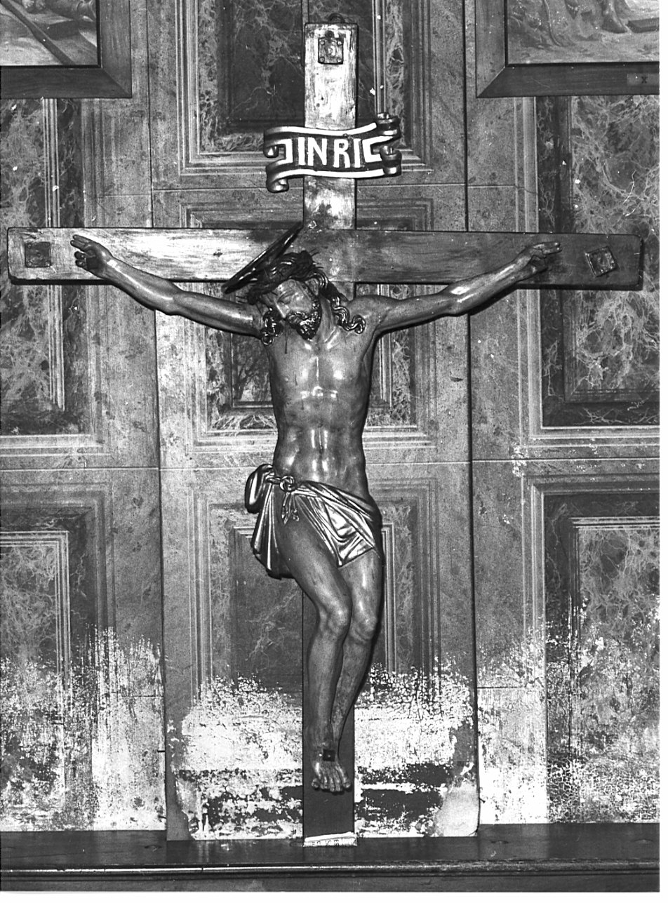 crocifisso, opera isolata - bottega lombarda (seconda metà sec. XIX)