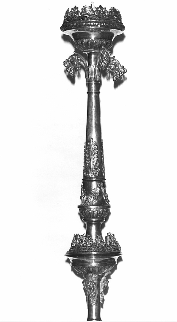 candelabro portatile, serie - bottega lombarda (sec. XIX)