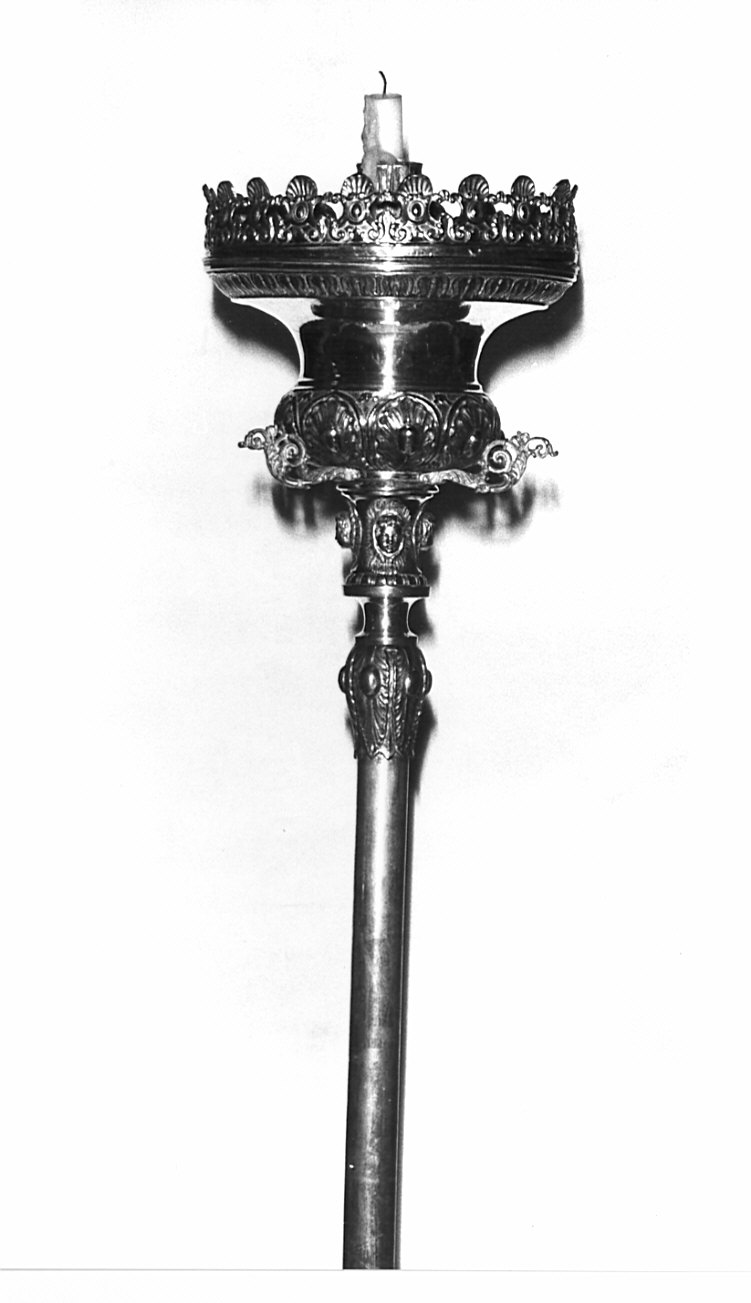 candelabro portatile, serie - bottega lombarda (sec. XIX)