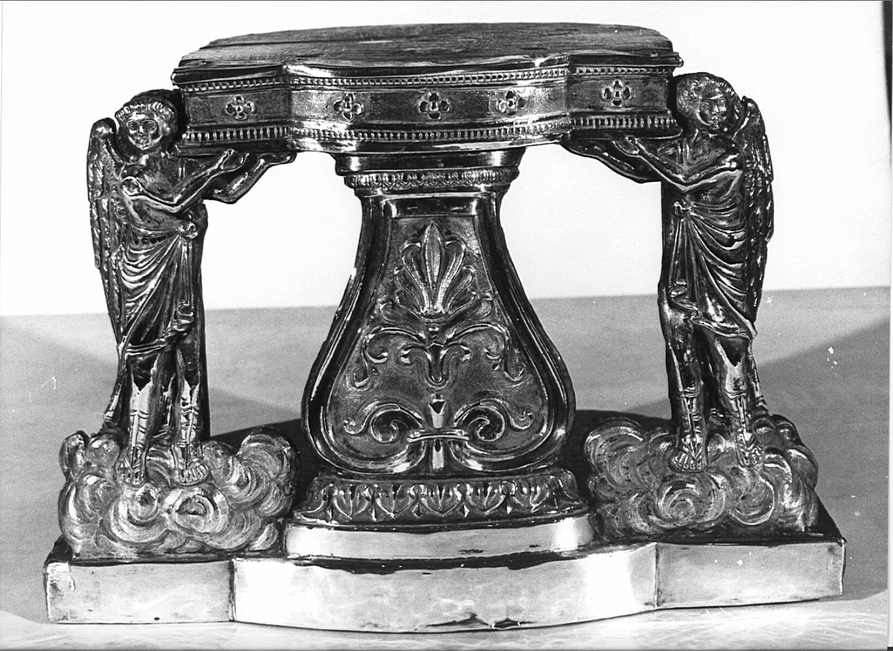 tronetto per esposizione eucaristica, opera isolata - bottega lombarda (sec. XIX)