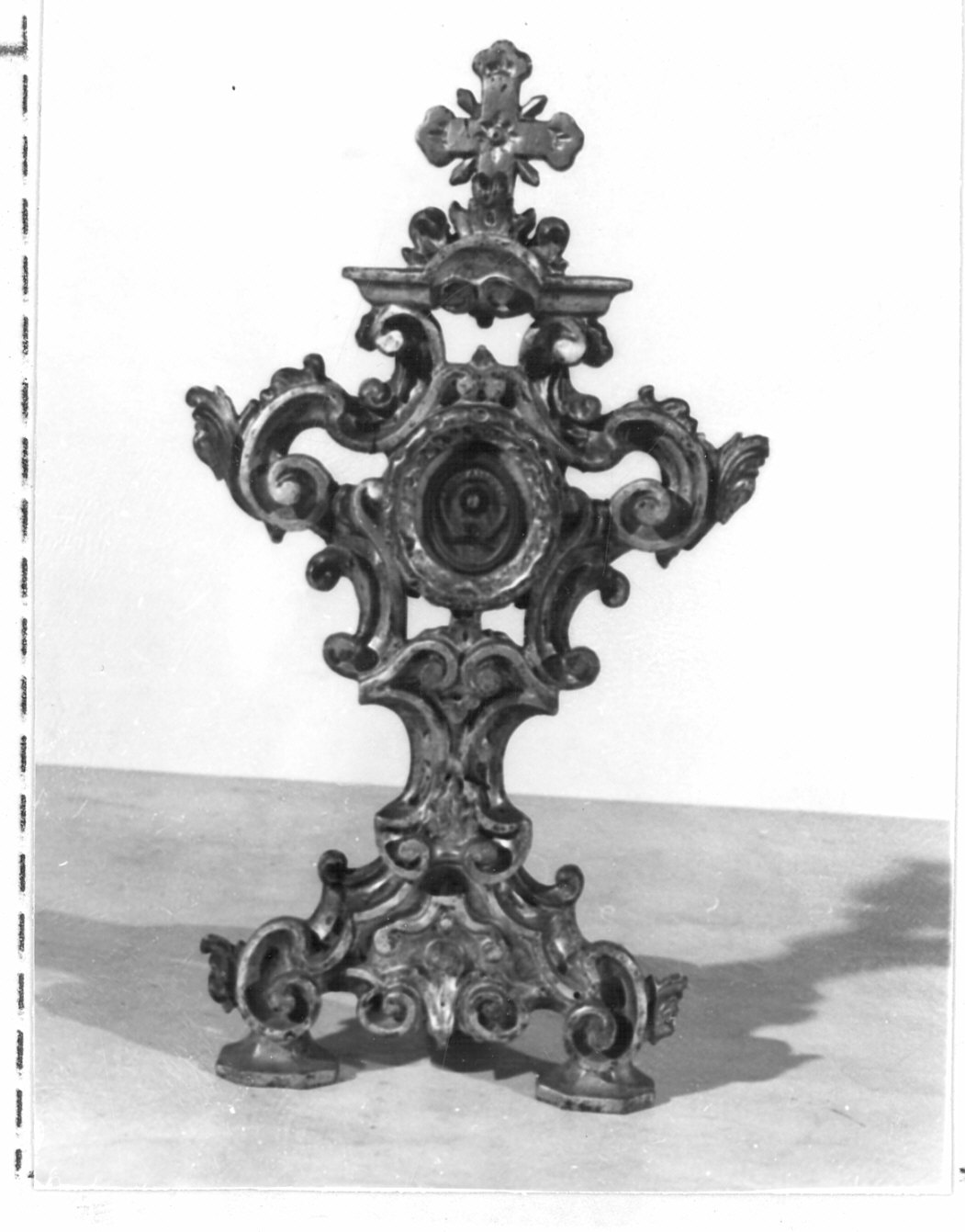 reliquiario - a ostensorio, opera isolata - bottega lombarda (sec. XVIII)