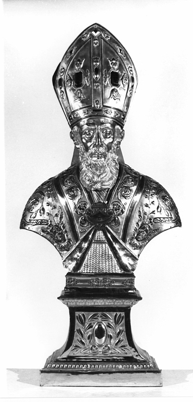 reliquiario - a busto, serie - bottega lombarda (sec. XIX)