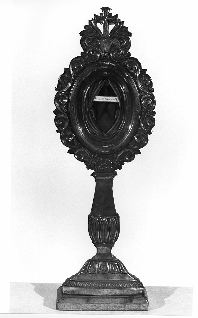 reliquiario - a ostensorio, coppia - bottega lombarda (sec. XIX)