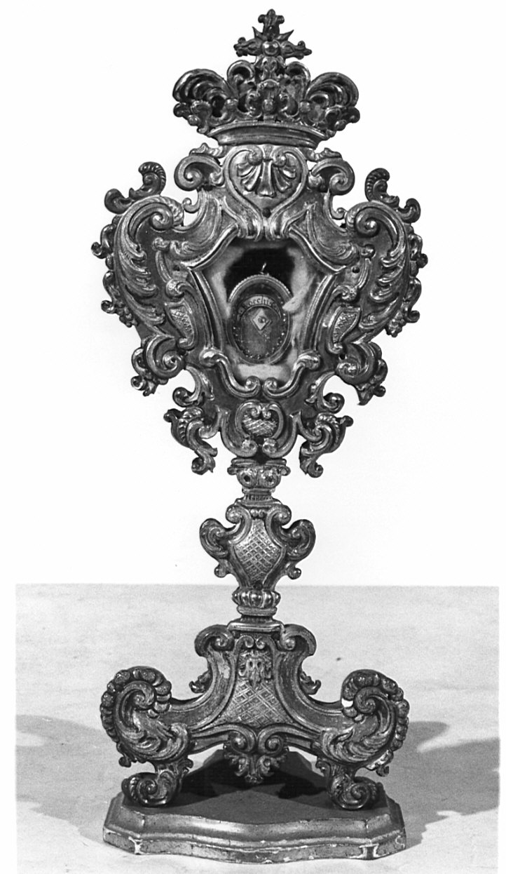 reliquiario - a ostensorio, opera isolata - bottega lombarda (ultimo quarto sec. XVIII)